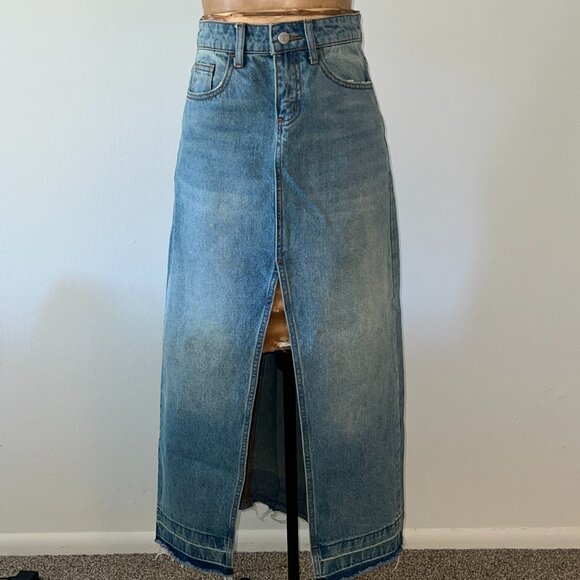 BDG Urban Outfitters Mandi A-Line Denim Maxi Skirt Size XS - Picture 6 of 16